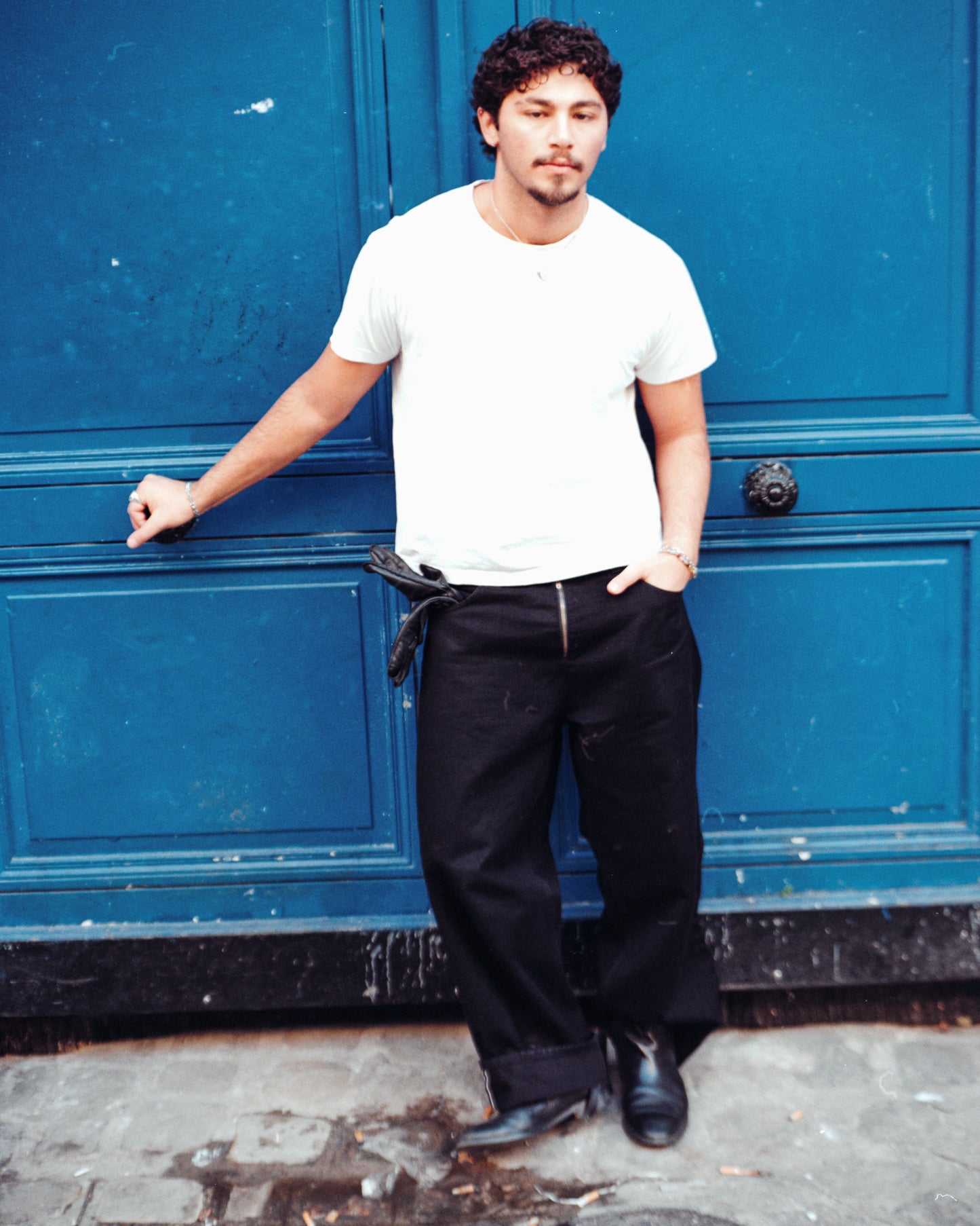 STUDIOSABBAS jet black jeans