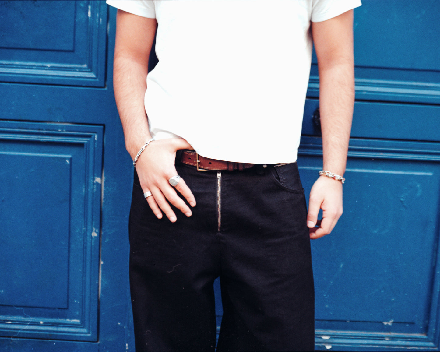 STUDIOSABBAS jet black jeans