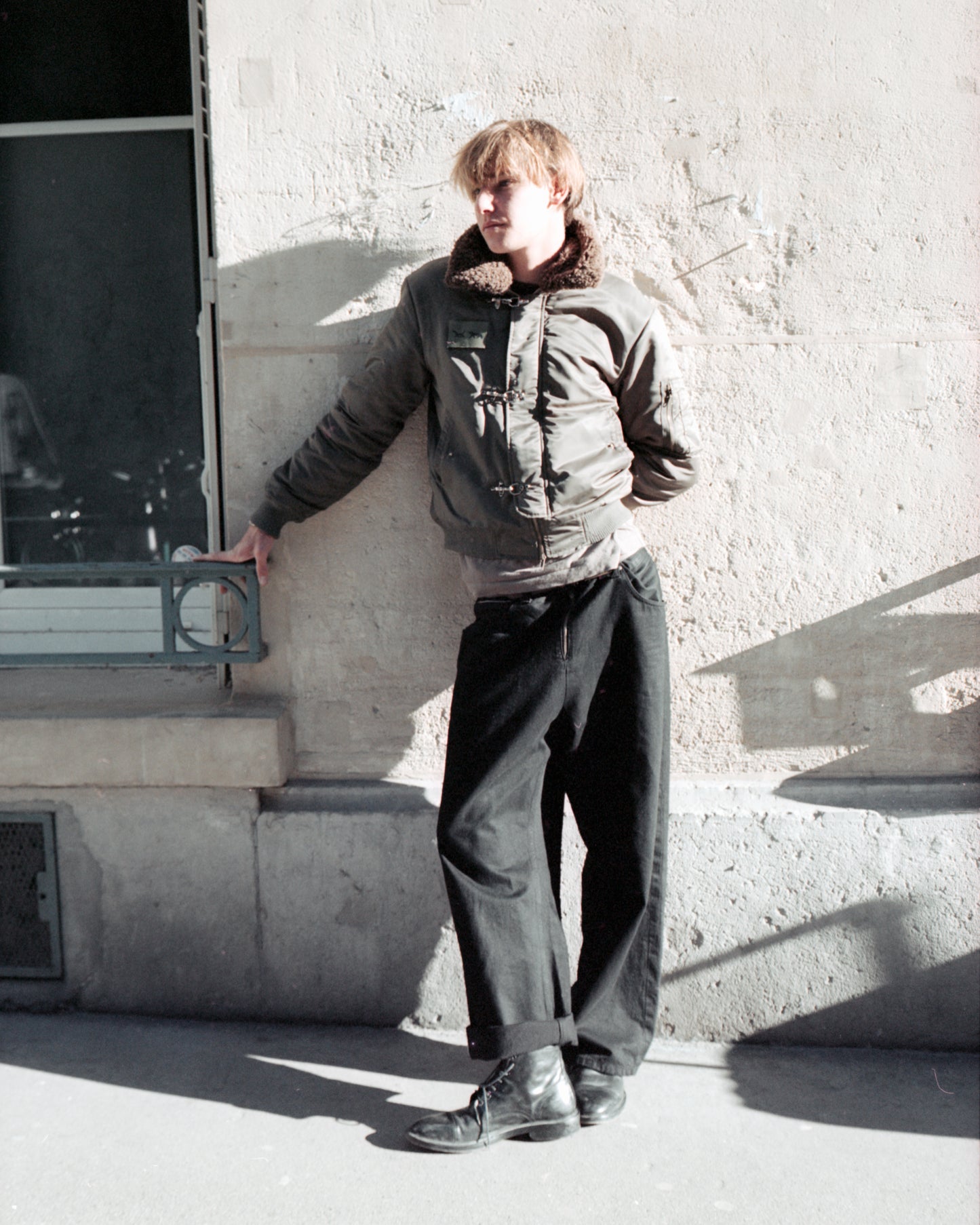 STUDIOSABBAS jet black jeans